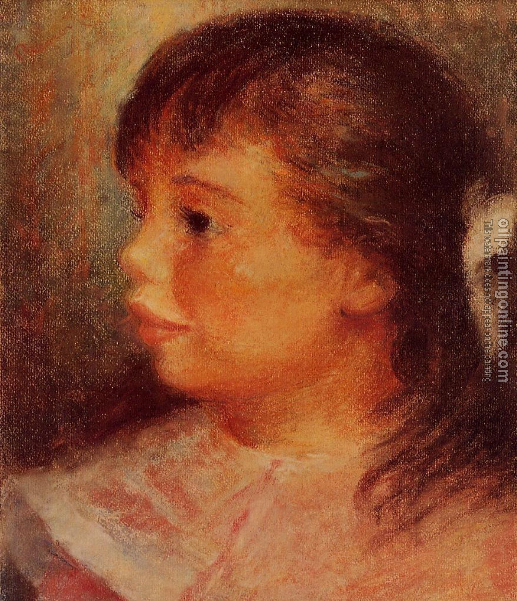 Renoir, Pierre Auguste - Portrait of a Girl